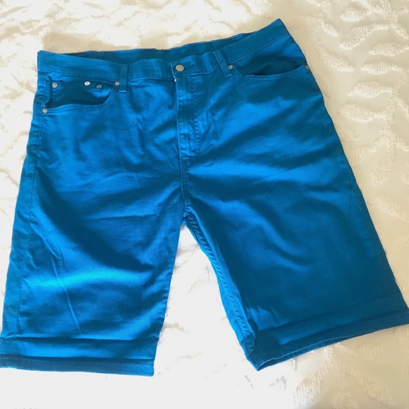 Blue Levis 508 regular taper shorts size 38 - Picture 2 of 11